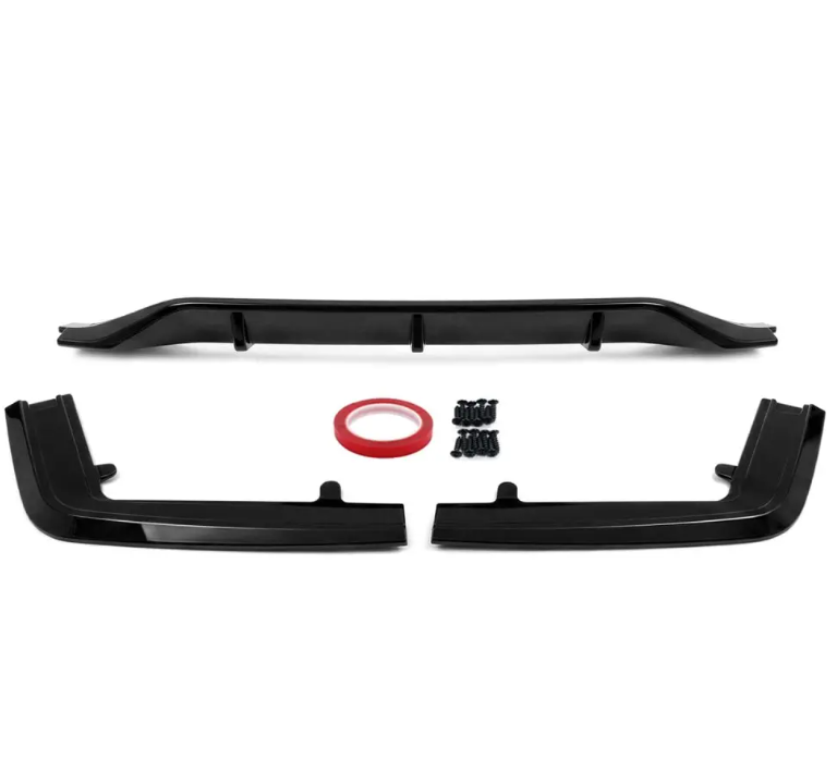WR Diffuser för bakre stötfångare för BMW G11 / G12 LCI (19-22) med M-Pack, blank svart