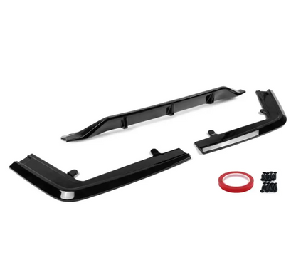 WR Diffuser för bakre stötfångare för BMW G11 / G12 LCI (19-22) med M-Pack, blank svart