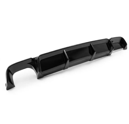 WR Diffuser för bakre stötfångare för BMW E39 med M-Pack, blank svart