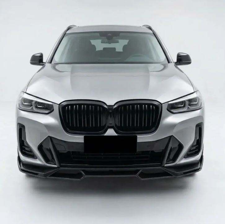 WR Frontläpp för BMW X3 G01 / X4 G02 LCI (21-25), blank svart