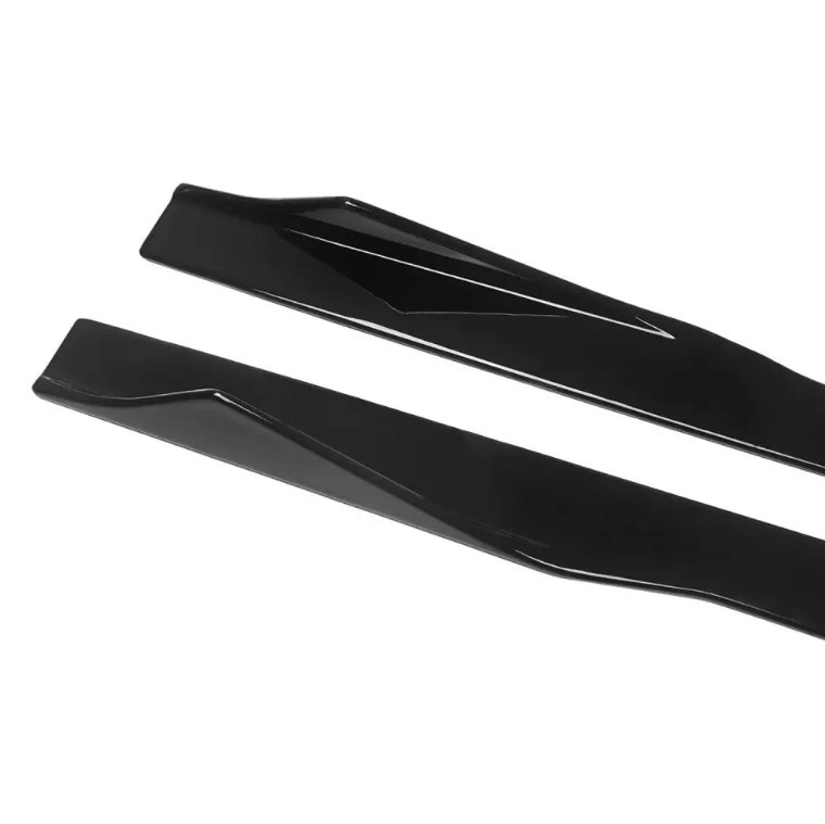 WR Sidokjols diffuser sats för BMW M2 F87 (16-21), blank svart