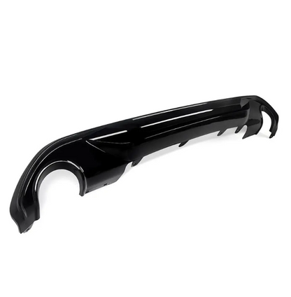 Aero Diffuser för bakre stötfångare för BMW X1 F48 (15-22) med standard stötfångare, blank svart