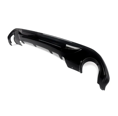 Aero Diffuser för bakre stötfångare för BMW X1 F48 (15-22) med standard stötfångare, blank svart