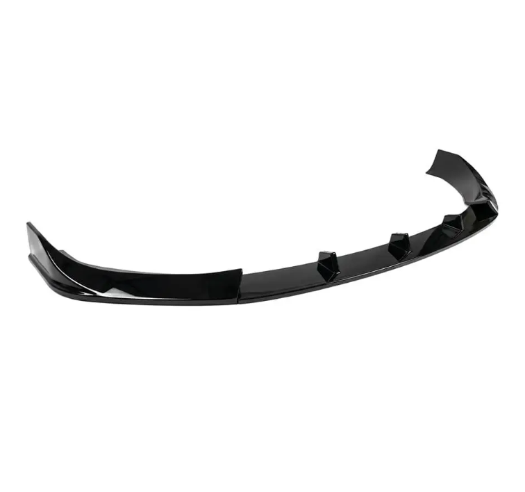 Aero Frontläpp för BMW X1 F48 (15-22) med standard stötfångare, blank svart
