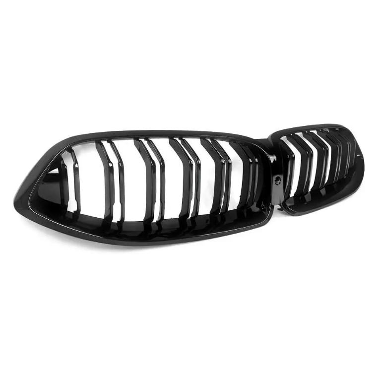 M-stil Njurar för BMW G14, G15, G16 PRE-LCI (18-22), dual-slat, blank svart