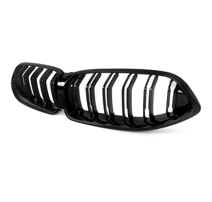 M-stil Njurar för BMW G14, G15, G16 PRE-LCI (18-22), dual-slat, blank svart