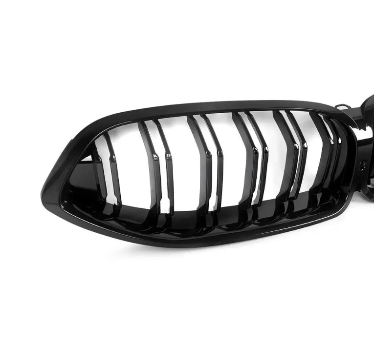 M-stil Njurar för BMW G14, G15, G16 PRE-LCI (18-22), dual-slat, blank svart