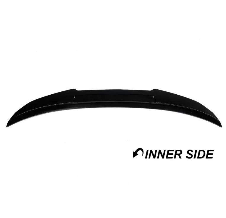 PSM stil Bakluckespoiler för BMW F22 / F23 / F87, blank svart