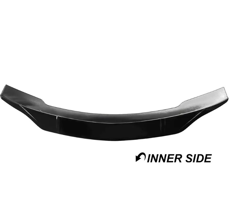 R-stil Bakluckespoiler för Mercedes C204 coupé (11-15), blank svart