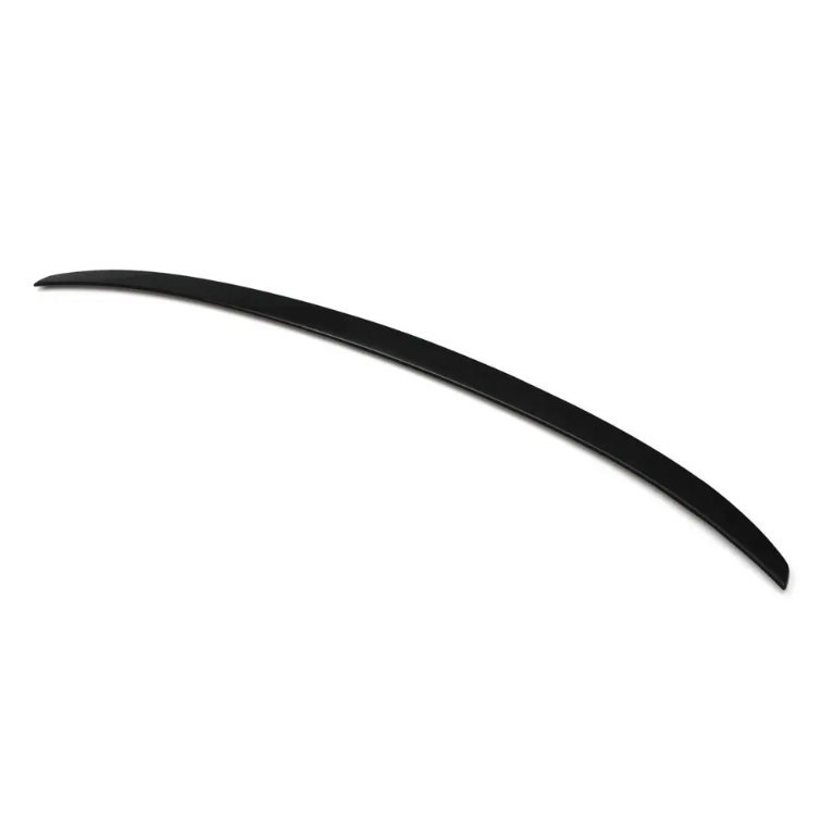 Bakluckespoiler för Audi A6 C8 / S6 C8 sedan (19-), blank svart