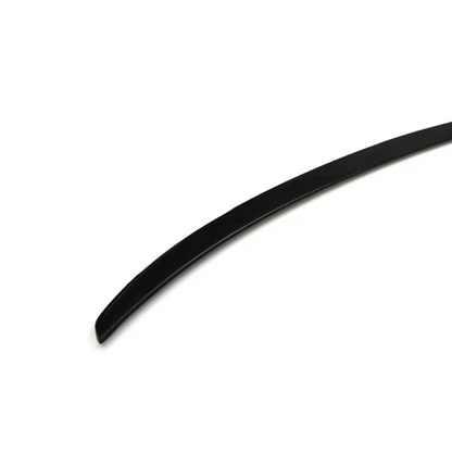 Bakluckespoiler för Audi A6 C8 / S6 C8 sedan (19-), blank svart