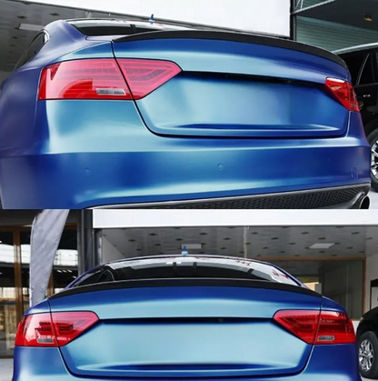 Bakluckespoiler för Audi A5 B8 Sportback (09-16), blank svart