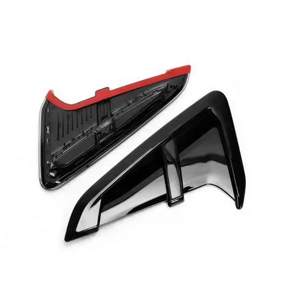 M-stil Fender Vent lister för BMW X3 G01, F97 / X4 G02, F98 (18-24), blank svart
