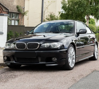 M-Tech Främre stötfångare för BMW E46 (99-06) coupé / cabrio, med klar Dimljus