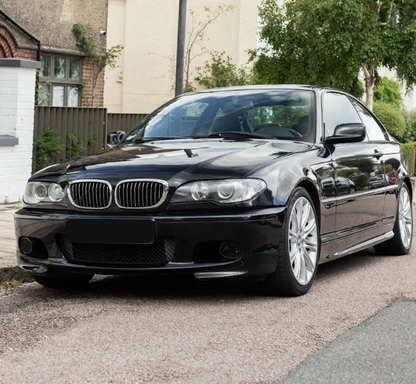 M-Tech Främre stötfångare för BMW E46 (99-06) coupé / cabrio, med gul Dimljus