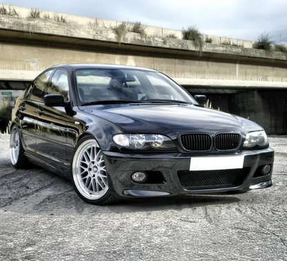 M3-stil Främre stötfångare för BMW E46 sedan / touring / coupé (98-05), med klar Dimljus
