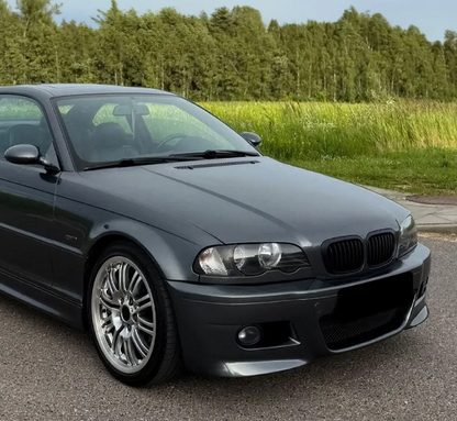 M3-stil Främre stötfångare för BMW E46 sedan / touring / coupé (98-05), med klar Dimljus