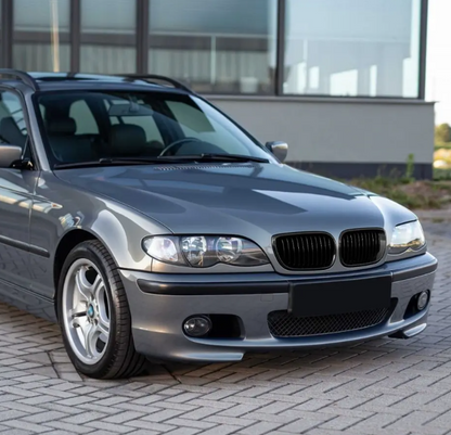 M-Tech 2 Främre stötfångare för BMW E46 sedan / touring (98-05), med klar Dimljus