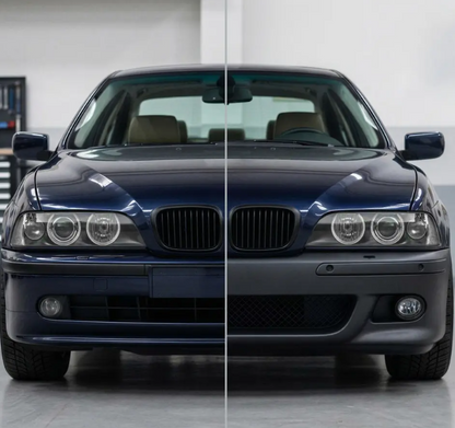 M-Pack Främre stötfångare för BMW E39, utan PDC, utan strålkastarspolare