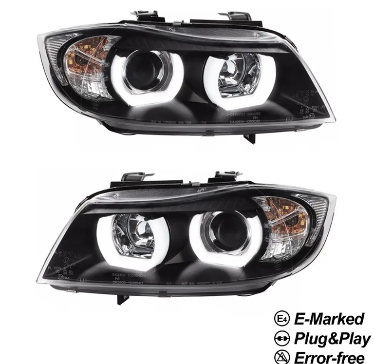 DTM stil Strålkastare sats för BMW E90 / E91 Halogen (05-11)