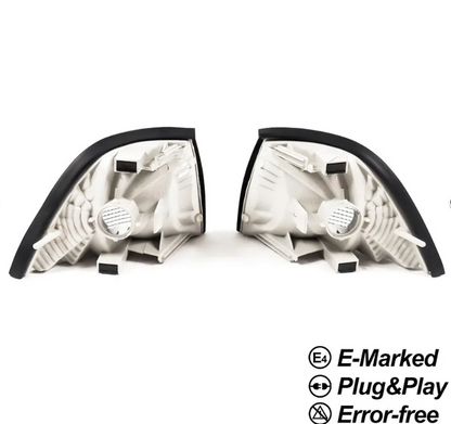 Front Blinkers sats för BMW E36 Sedan / Touring / Compact, röktonad