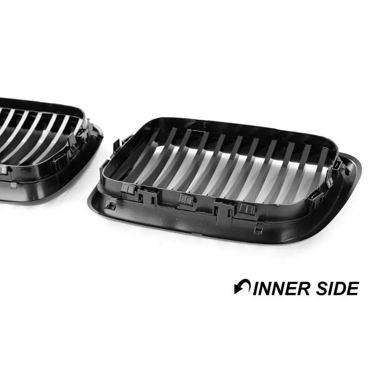 M3-stil Njurar för BMW E36 facelift (96-99), blank svart