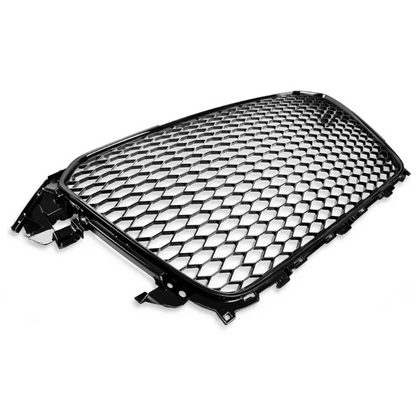 RS-design Frontgrill för Audi A4 B8.5 / S4 B8.5 (12-15) utan PDC, blank svart