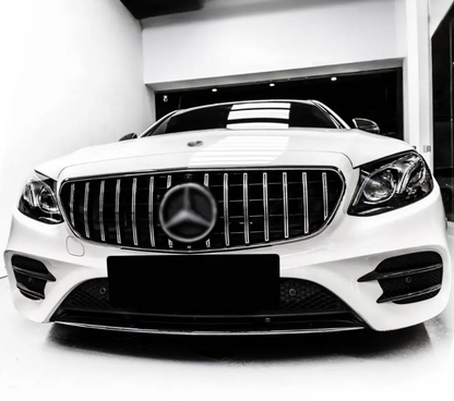 Frontgrill för Mercedes W213 / S213 / C238 / A238, chrome + svart