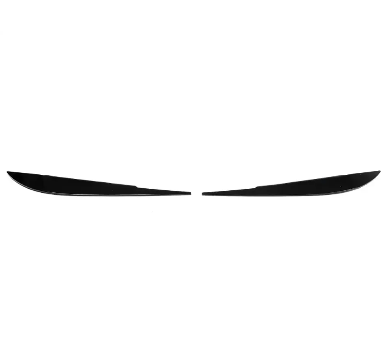 Strålkastarlister / ögonbryn för BMW F32 / F33 / F36, blank svart