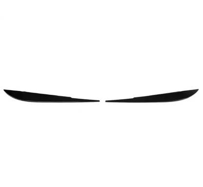 Strålkastarlister / ögonbryn för BMW F32 / F33 / F36, blank svart