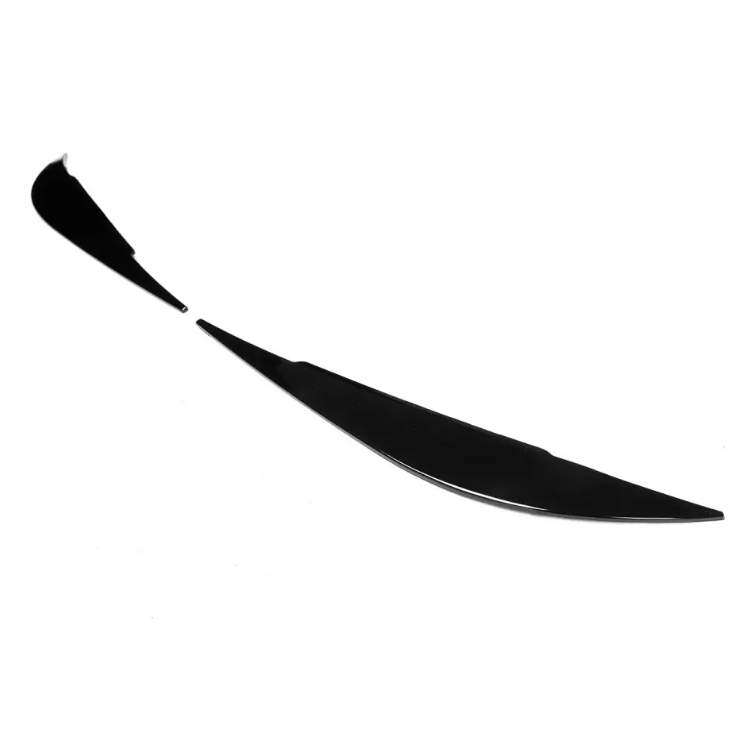 Strålkastarlister / ögonbryn för BMW F32 / F33 / F36, blank svart
