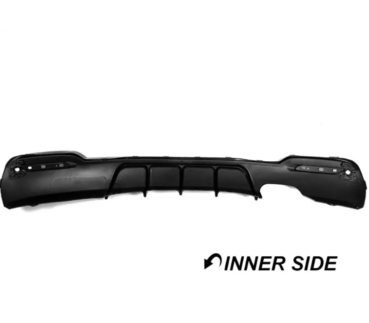 Performance Rear Diffuser för BMW F34 GT med M Sport stötfångare, blank svart