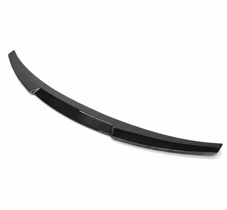 V stil Bakluckespoiler för Audi A4 B8 sedan (08-15), blank svart