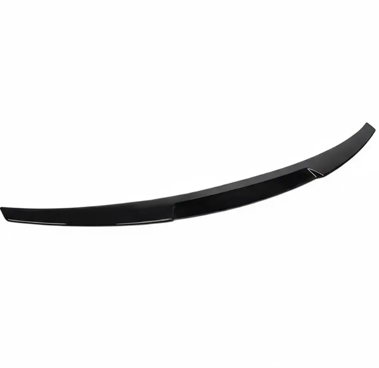 V stil Bakluckespoiler för Audi A4 B8 sedan (08-15), blank svart