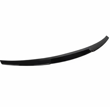 V stil Bakluckespoiler för Audi A4 B8 sedan (08-15), blank svart