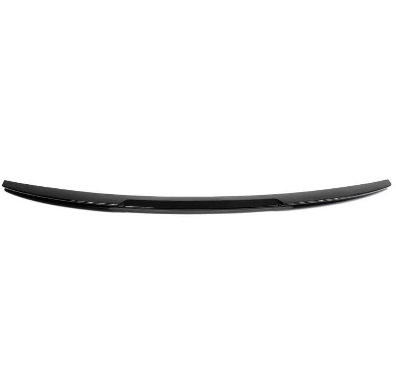 M4-stil Bakluckespoiler för BMW E82, blank svart