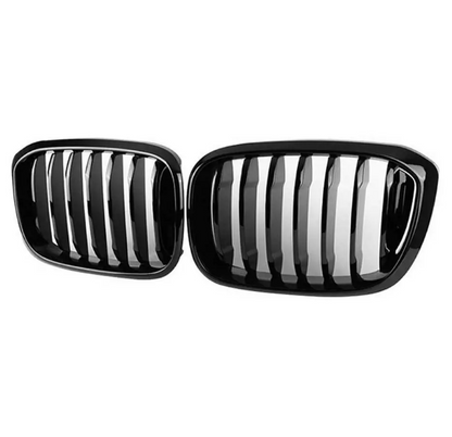 Njurar för BMW G01 X3 / G02 X4 (18-21), blank svart