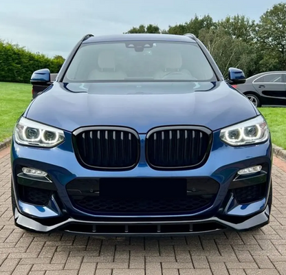 Njurar för BMW G01 X3 / G02 X4 (18-21), blank svart