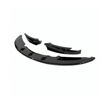 WR Frontläpp för BMW E82 / E88 med M-Sport, blank svart