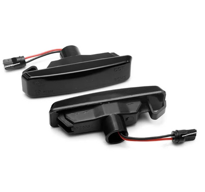Sekventiella LED-sidoblinkers sats för BMW E39, röktonad