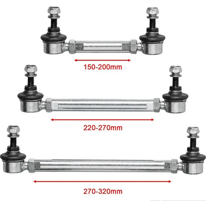 Adjustable Stabilizer drop Links sats för BMW E46 / E90 / E91 / E92 / E93 modeller