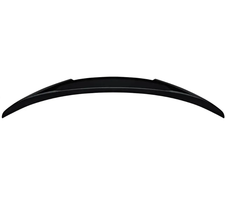 M4-stil Bakluckespoiler för BMW F33 / F83, blank svart