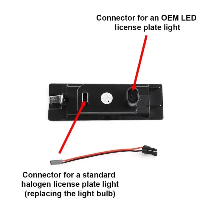 LED-nummerskyltsbelysning sats för BMW E63 / E64
