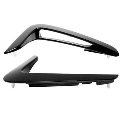 Sida fenders lister, sats, för BMW F32 / F33 / F36 (13-17) PRE-LCI, blank svart
