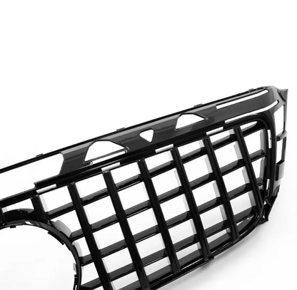 Frontgrill för Mercedes-Benz CLS C218 (11-14), blank svart