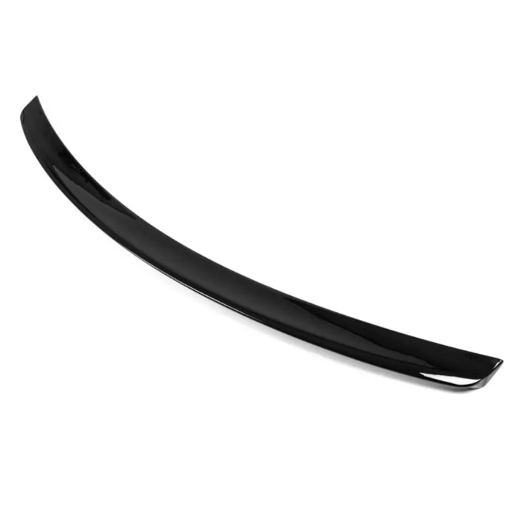 Bakluckespoiler för Mercedes C218 (10-18), blank svart