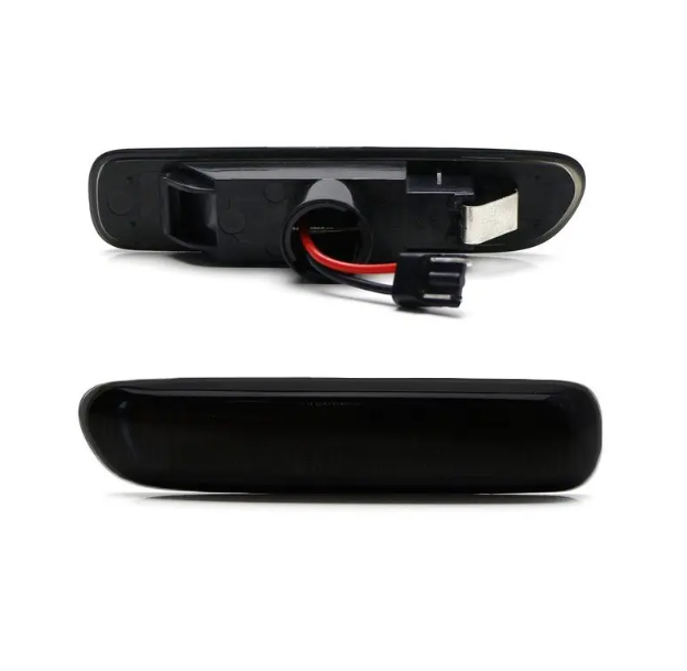 Sekventiella LED-sidoblinkers för BMW E46, svart