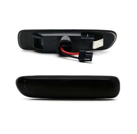 Sekventiella LED-sidoblinkers för BMW E46, svart