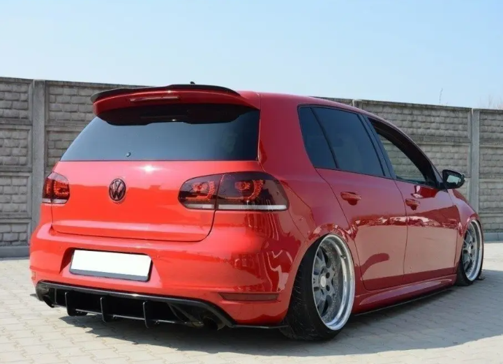 Takspoiler add-on för VW Golf MK6 / MK7, blank svart