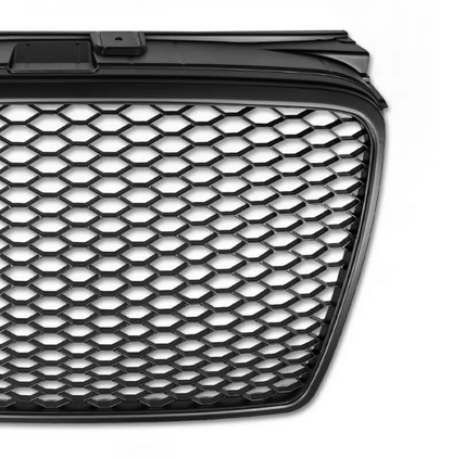 RS-stil Frontgrill för Audi A4 B7 (05-08) standard version, matt svart